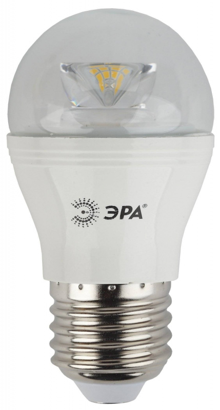 Лампа светодиодная ЭРА LED smd P45-7-840-E27-Clear