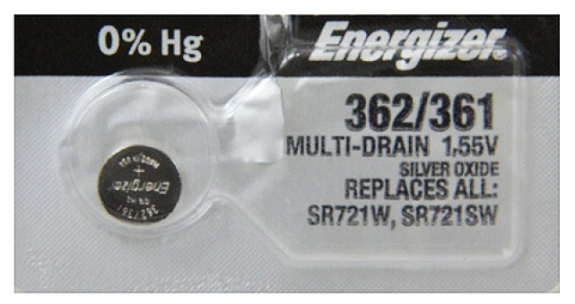 Батарейка ENR Silver Oxide 362/361 MBL1 1,55V