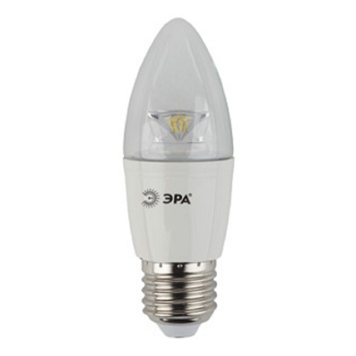 Лампа светодиодная ЭРА LED smd В35-7w-827-E27 Clear