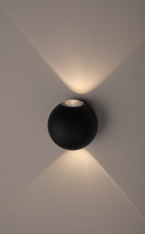 Подсветка ЭРА Декоративная подсветка светодиодная ЭРА 2*1Вт IP 54 черный