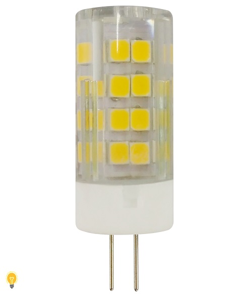 Лампа светодиодная ЭРА LED smd JC-5w-220v-corn, ceramics-827-G4