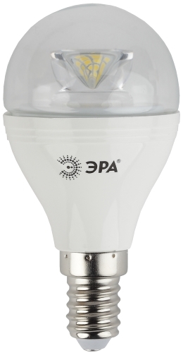 Лампа светодиодная ЭРА LED smd P45-7-840-E14-Clear