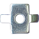CM180600 Шайба четырехлепестковая для соединения проволочного лотка (использовать с винтом M6x20) 
